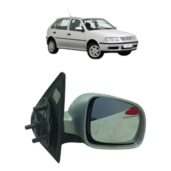 Retrovisor Manual Lado Direito Vw Gol G3 1997 A 2002