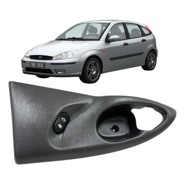 Maçaneta Interna Traseira Esquerda Ford Focus 2000 A 2007 Cinza-escuro