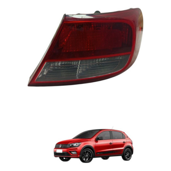 Lanterna Traseira Direita Vw Gol G5 2009 A 2013 Direito/passageiro Transparente