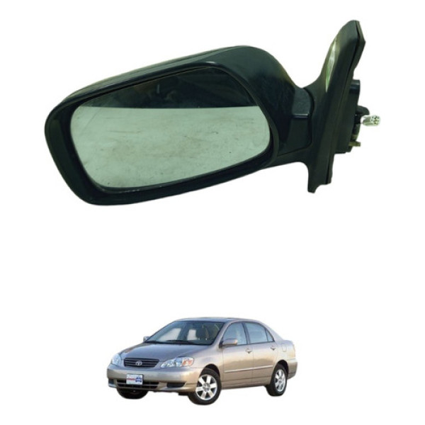 Retrovisor Lado Esquerdo Toyota Corolla 2003 A 2007