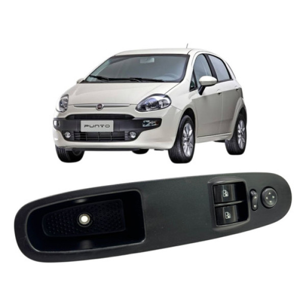 Botao Vidro Eletrico Esquerdo Fiat Punto 2016 100211362