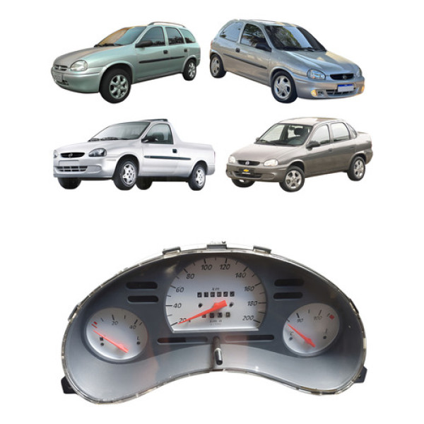 Painel De Instrumento Gm Corsa Wind Wagon Km218842 Branco