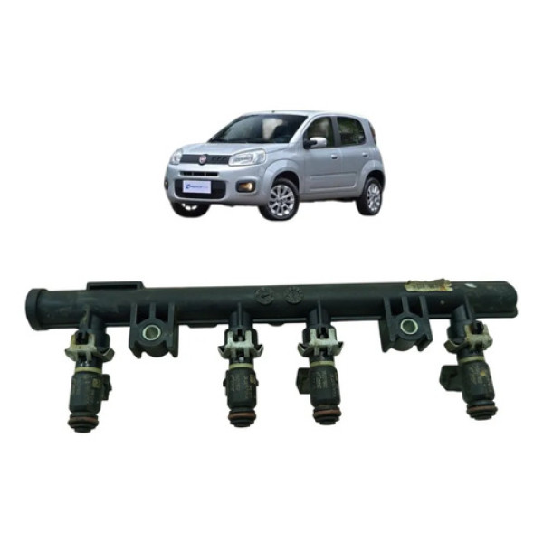 Flauta Bico Injetor Fiat Uno 1.0 2012 A 2016 55228295