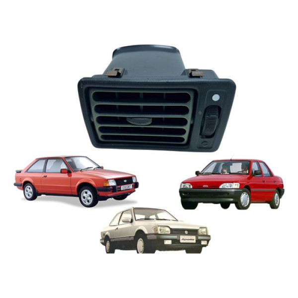 Difusor Ar Lado Esquerdo Ford Escort 1986 A 1996 86agb018b09