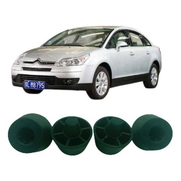 Batente Borracha Capo Citroen C4 Prateado