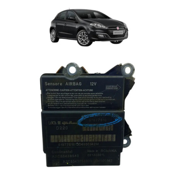 Módulo Airbag Fiat Brabo 2011 A 2016 51877616 A2c53438540
