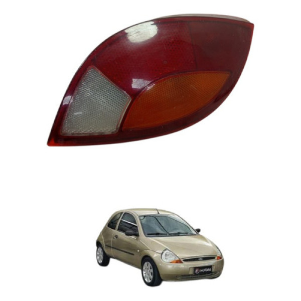 Lanterna Traseira Direita Ford Ka 1997 A 2000 Direito/passageiro Transparente