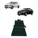 Botão Do Pisca Alerta Gm Onix Prisma Ano 2013 A 2019 Preto