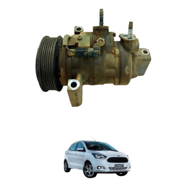 Compressor Ar Condicionado Ford Ka 2015 A 2019 E3b119d629ba