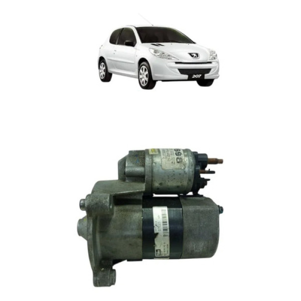 Motor Partida Peugeot 207 1.4 2009 A 2014 9609313280