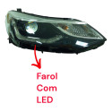 Farol Lado Direito Com Led Gm Cruze Ano 2017 A 2023 - Direito/passageiro