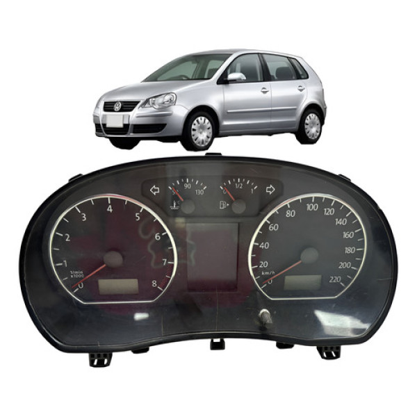 Painel Instrumentos Vw Polo Ano 2003 A 2014 6qe920826k Preto