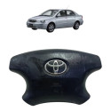 Bolsa Airbag Volante Toyota Corolla 2003 A 2007 Preto