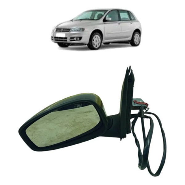 Retrovisor Elétrico Esquerdo Fiat Stilo 2003 A 2010