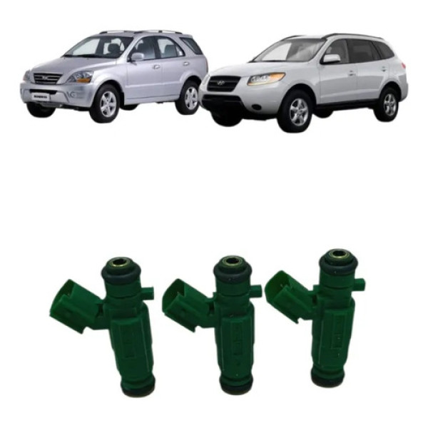 Kit Bico Injetor Kia Sorento Santa Fé 3.5 V6 353103c400