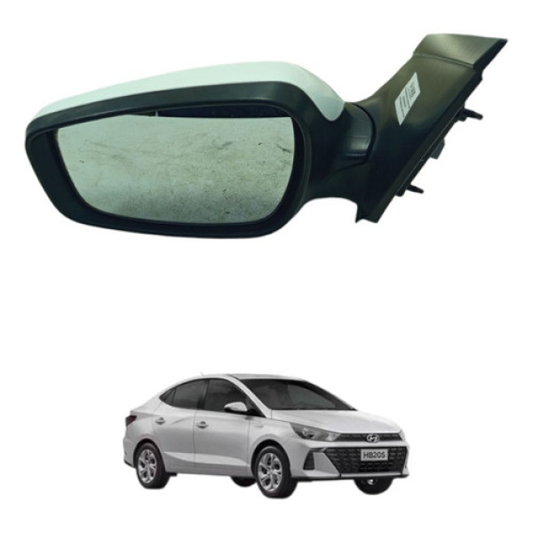 Retrovisor Elétrico Esquerdo Hb20s 2013 A 2019 Com Pisca