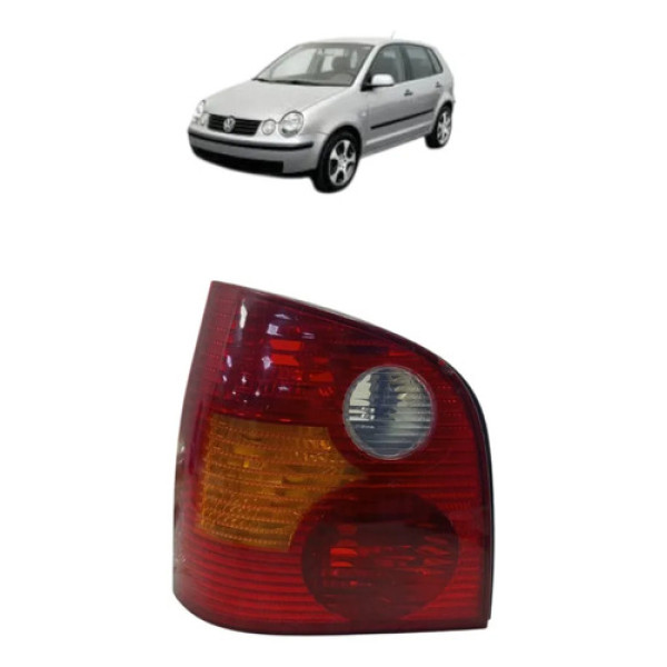 Lanterna Traseira Esquerda Vw Polo 2003 A 2006 Esquerdo/motorista