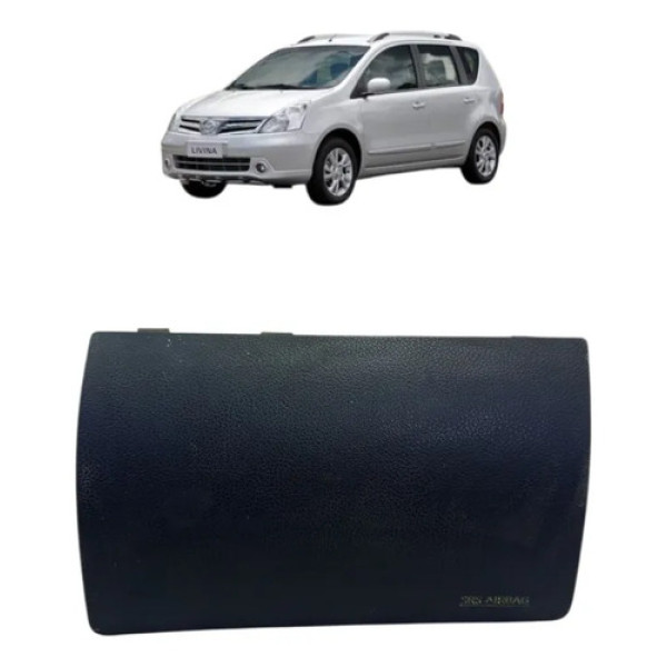 Bolsa Airbag Passageiro Nissan Livina 2011 A 2014 Preto