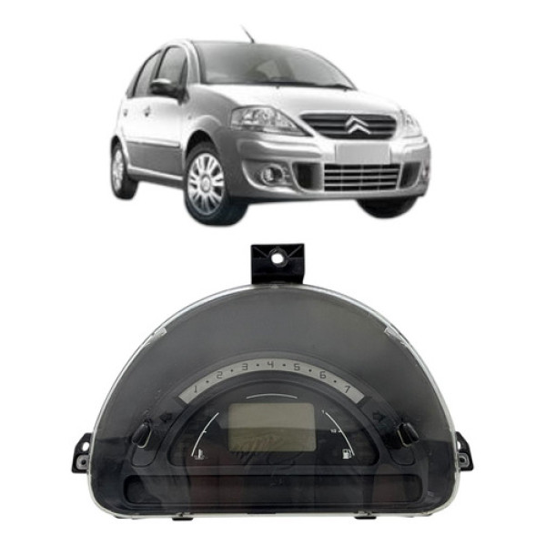 Painel Instrumentos Citroen C3 2005/2012 281148196-m Preto