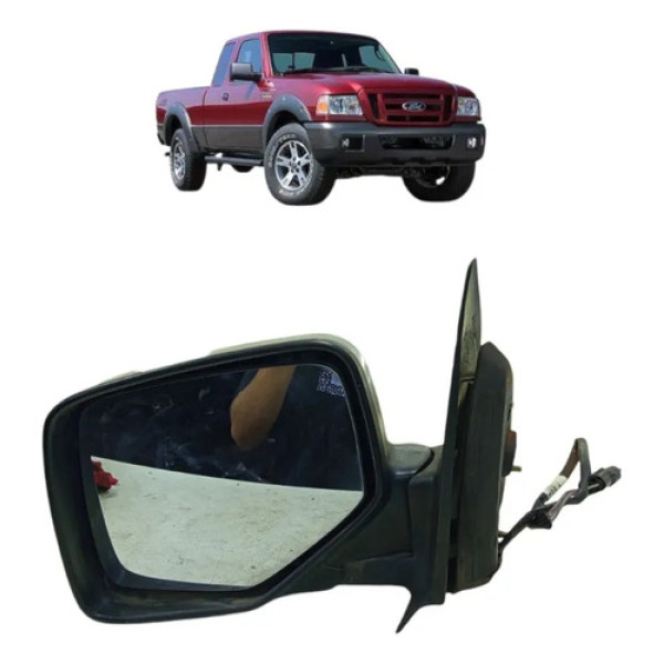 Retrovisor Elétrico Lado Esquerdo Ford Ranger 2003 A 2009
