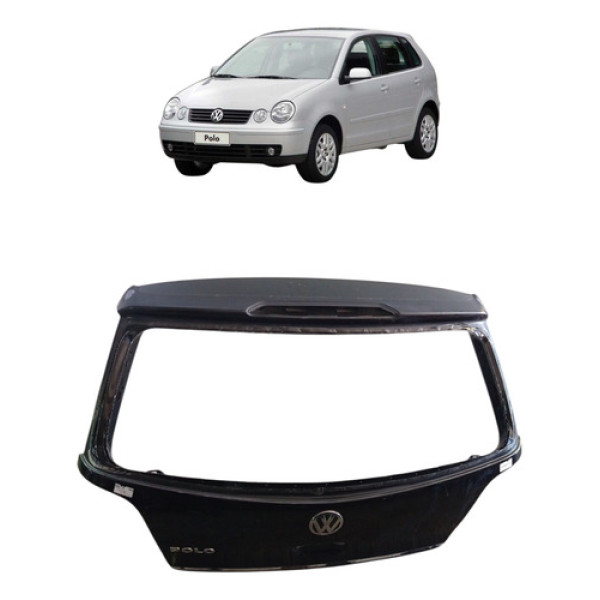 Tampa Traseira Volkswagen Polo Hatch Ano 2003 A 2014 Preto