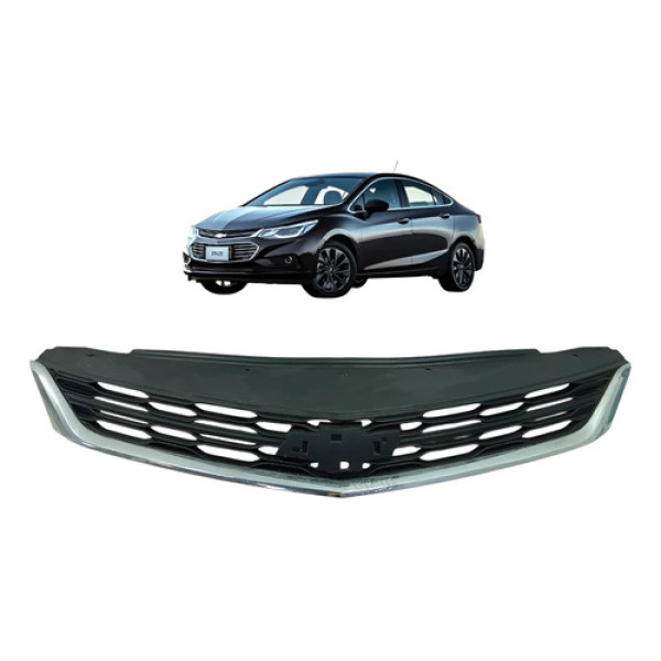 Grade Dianteiro Radiador Gm Cruze 2017 A 2019 23422679 Preta