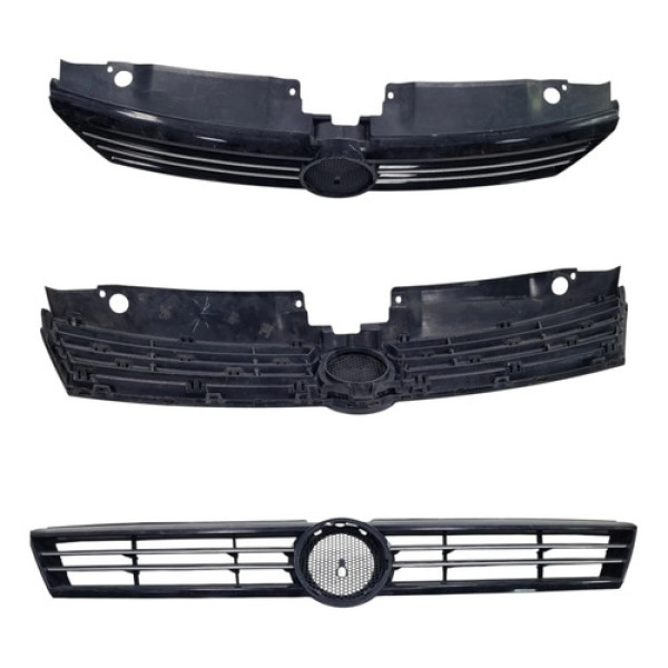 Grade Dianteira Volkswagen Jetta 2015 A 2018 5c6853653 Preto