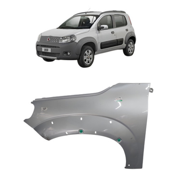Paralama Lado Esquerdo Com Furo Fiat Uno Way Vivace