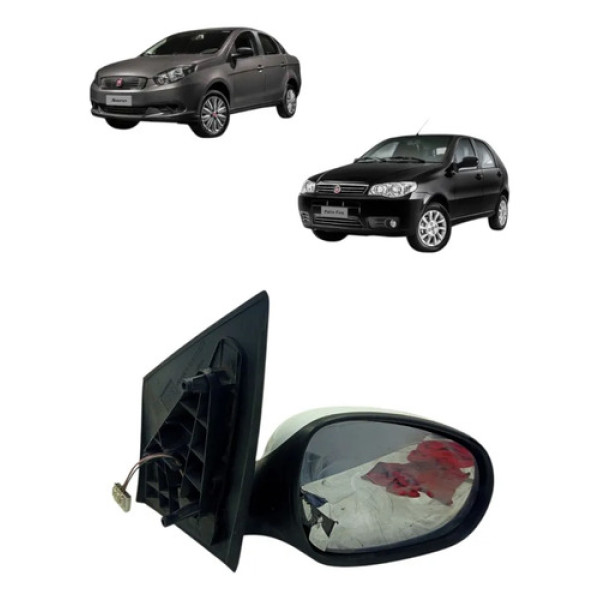 Retrovisor Elétrico Direito Palio Grand Siena 2013 A 2018