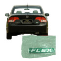 Emblema Traseiro Flex Civic City Fit 2009 A 2012 Cor Verde Verde