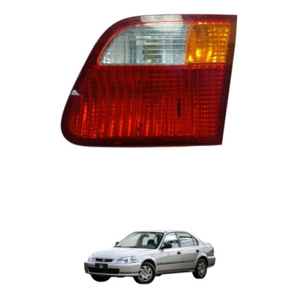 Lanterna Tampa Traseira Direita Honda Civic 1999 A 2001 Direito/passageiro