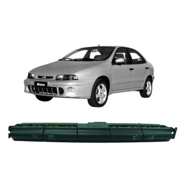 Comando Ar Farol De Milha Fiat Brava 2002