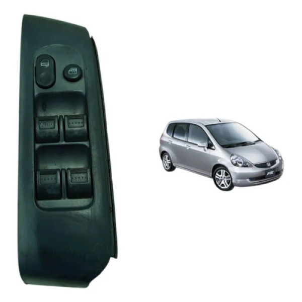 Comando Vidro Motorista Honda Fit 2004 A 2008 35755saa405m1