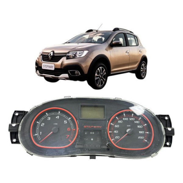 Painel De Instrumentos Renault Sandero 1.6 2012 248104297r Preto