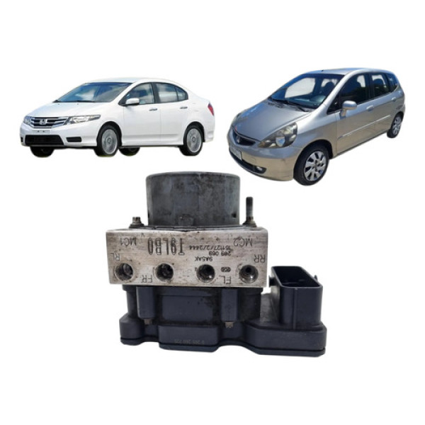 Modulo Abs Honda  Fit City 2006 A 2013 0265805166 Cinza