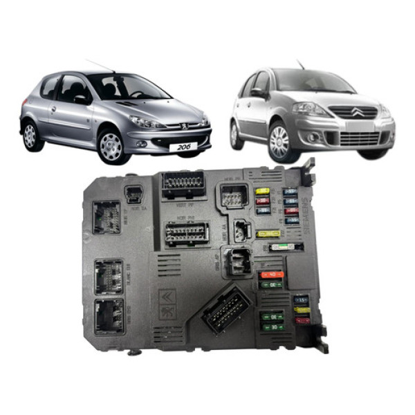 Módulo Bsm Caixa Fusível Citroen Peugeot 206 C3 9652474680