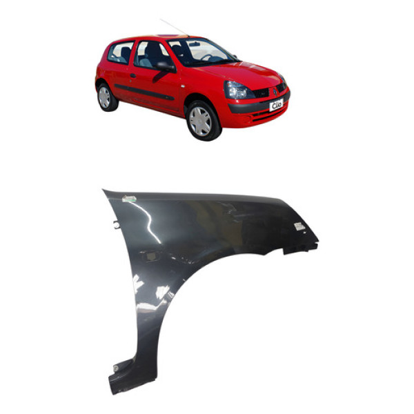 Paralama Lado Direito C/pisca Renault Clio Ano 2003 A 2010