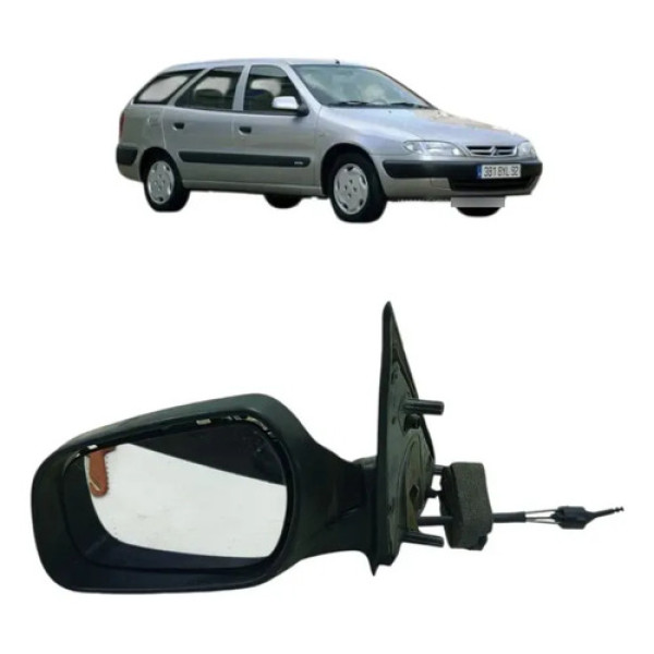 Retrovisor Manual Lado Esquerdo Citroen Xsara 1997 A 1999