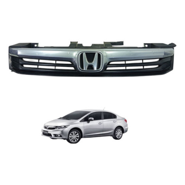 Grade Dianteiro Honda Civic 2012 A 2014 71121tr8