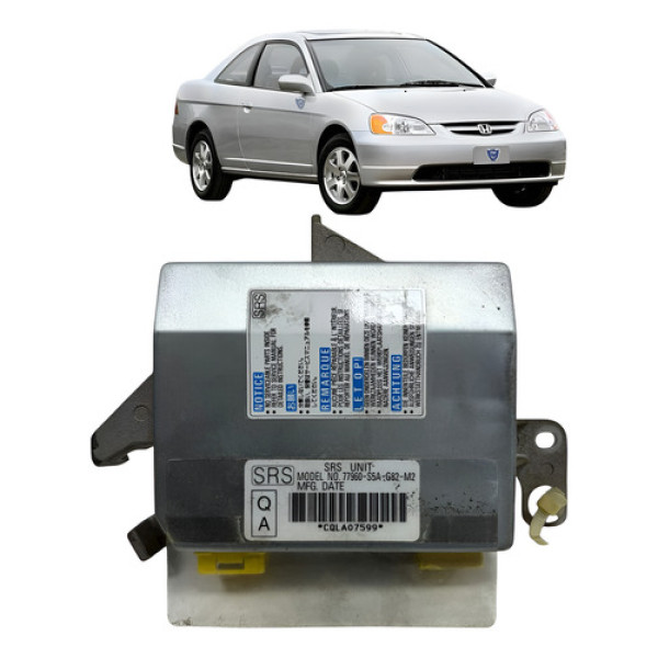 Módulo Airbag Honda Civic 2001 A 2007  77960s5ag82m2