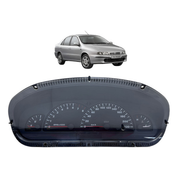 Painel De Instrumentos Fiat Marea Brava 2000-2007 6061270050 Preto