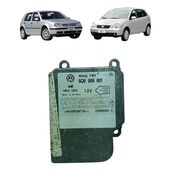 Módulo Airbag Vw Golf Polo 2003 A 2007 6q0909601