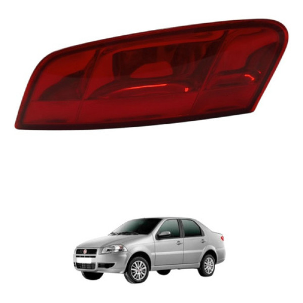 Lanterna Tampa Traseira Esquerdo Fiat Siena 2005 A 2008 Esquerdo/motorista