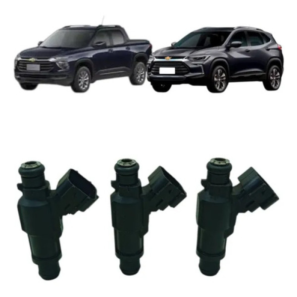 3 Bicos Injetores Gm Tracker Montana 1.0 2020 2023 55503906