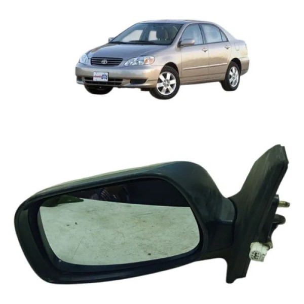 Retrovisor Elétrico Lado Esquerdo Toyota Corolla 2003 A 2008