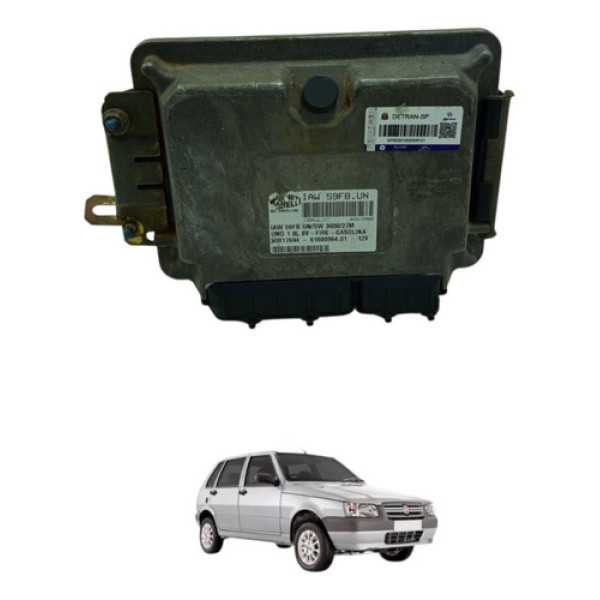 Módulo Injeção Fiat Uno 1.0 8v Iaw59fbun 50017694