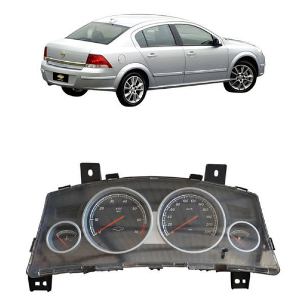 Painel De Instrumento Gm Vectra Ano 2007 A 2012 Preto