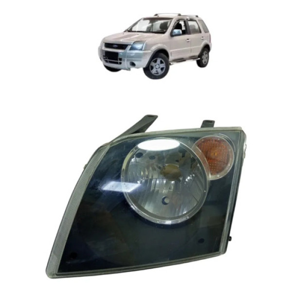 Farol Lado Esquerdo Ford Ecosport 2003 A 2007 2n1513005a Esquerdo/motorista