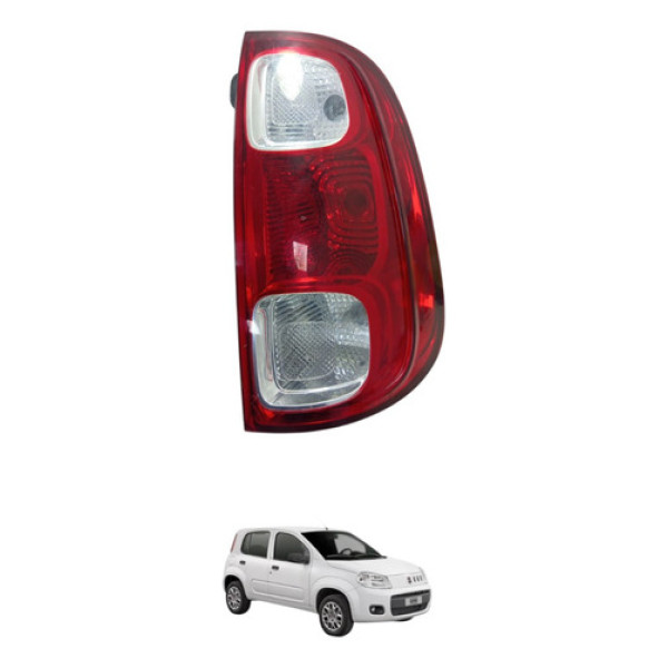 Lanterna Traseira Direita Fiat Uno Vivace 2010 A 2014 Direito/passageiro Transparente