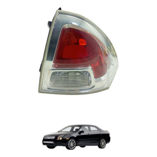 Lanterna Traseira Direita Ford Fusion 2005 A 2008 Direito/passageiro Transparente